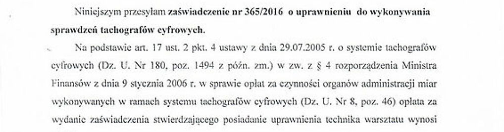 Zdjęcie w galerii TACHO SERWIS - Badania Techniczne Pojazdów - TankChem - Pol-Com nr 7