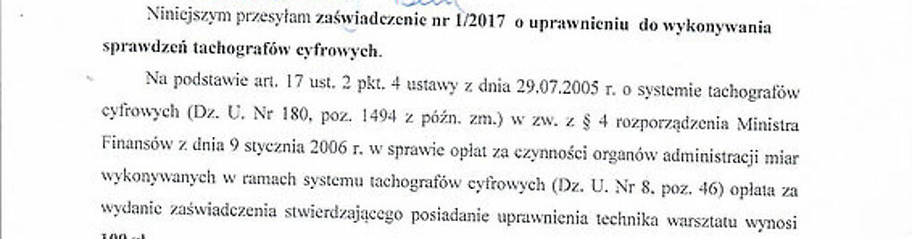 Zdjęcie w galerii TACHO SERWIS - Badania Techniczne Pojazdów - TankChem - Pol-Com nr 8