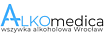 Logo - Alkomedica - wszywka alkoholowa Wrocław, Błękitna 9a 55-040 - Przychodnia, godziny otwarcia, numer telefonu