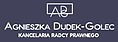 Logo - Kancelaria Radcy Prawnego Agnieszka Dudek-Golec, Barycz 1, Wieluń 98-300 - Kancelaria Adwokacka, Prawna, godziny otwarcia, numer telefonu