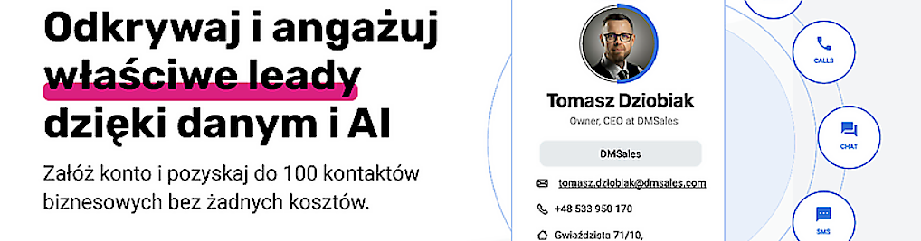 Zdjęcie w galerii DMSales - System do generowania leadów B2B dzięki AI i danym nr 1