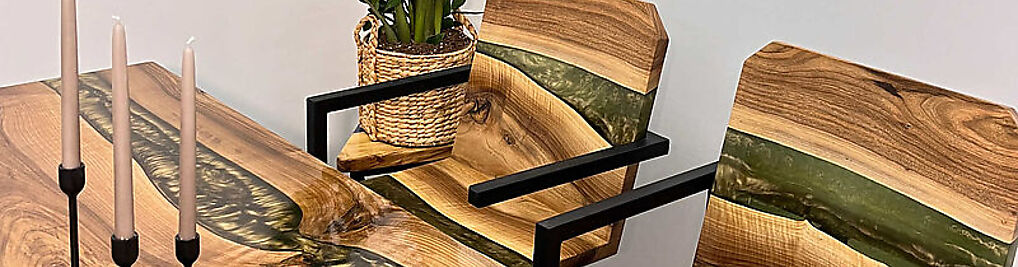 Zdjęcie w galerii Flow Form stoły z żywicą epoksydową nr 1
