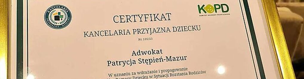 Zdjęcie w galerii Kancelaria Prawna Adwokat Patrycja Stępień-Mazur nr 3