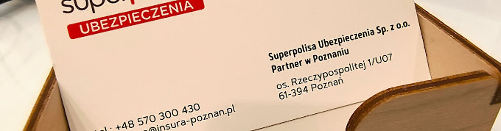 Zdjęcie w galerii Ubezpieczenia Poznań | Superpolisa Partner - Insura Sp. z o. o. nr 1