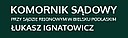 Logo - Łukasz Ignatowicz Komornik Sądowy przy Sądzie Rejonowym w Bielsk 17-100 - Przedsiębiorstwo, Firma, numer telefonu