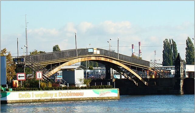 0910 Wyspa Przymoście kładka Kępa Parnicka dawny Most Dworcowy Szczecin SZN od 70-035 do 70-037 - Zdjęcia