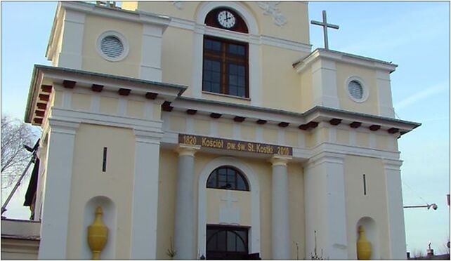0912 Kościół pw św St Kostki Aleksandrów Łódzki EZG 95-070 - Zdjęcia