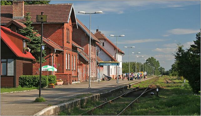 Łeba - Train station 01, Dworcowy, pl., Łeba 84-360 - Zdjęcia