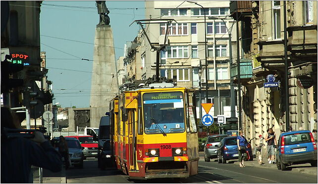 Łodź, Pomorska, tramvaj, Pomorska 19, Łódź 90-202 - Zdjęcia