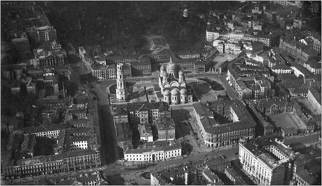 A. Nevsky Cathedral in Warsaw (Aerial), Warszawa 00-072 - Zdjęcia