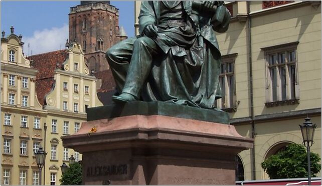 A.Fredro monument in Breslau, Rynek 19, Wrocław 50-101 - Zdjęcia