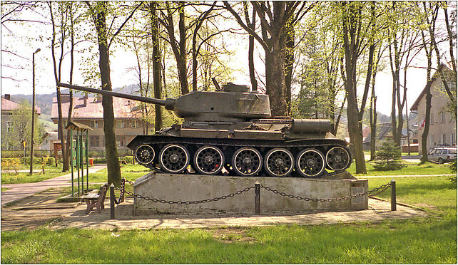 Baligród-pomnik T34, Bieszczadzka893, Baligród 38-606 - Zdjęcia