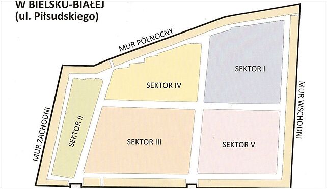 Bielsko-Biała, cmentarz Piłsudskiego mapa, Nadbrzeżna 8 43-300 - Zdjęcia
