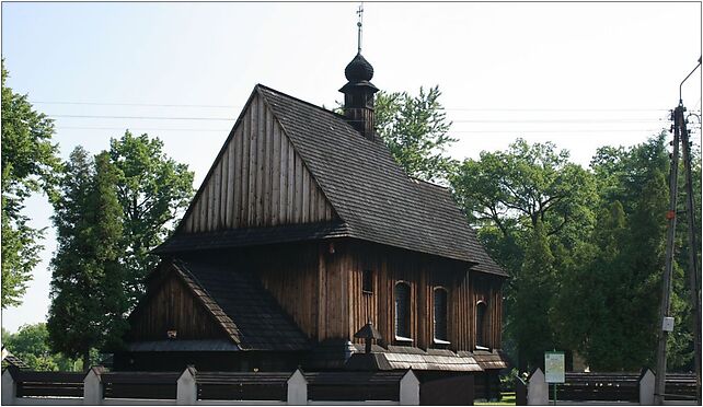 Bierun Kosciol drewniany front, Krakowska, Bieruń 43-150 - Zdjęcia