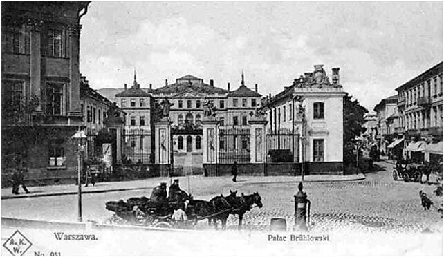 Brühl Palace in Warsaw, Piłsudskiego Józefa, marsz., pl. 00-094 - Zdjęcia