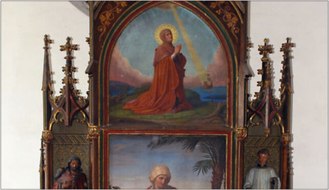 Braniewo bazylika oltarz boczny, Katedralna 1, Braniewo 14-500 - Zdjęcia