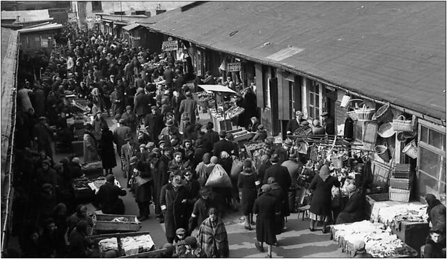Bundesarchiv Bild 101I-134-0780-21, Polen, Ghetto Warschau, Markt 01-001 - Zdjęcia