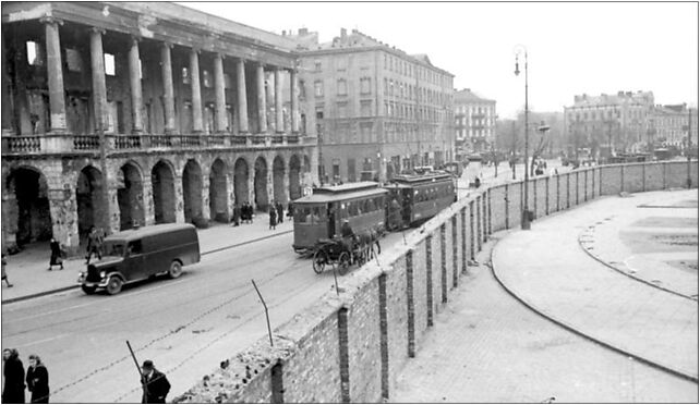 Bundesarchiv Bild 101I-134-0791-29A, Polen, Ghetto Warschau, Ghettomauer 00-136 - Zdjęcia
