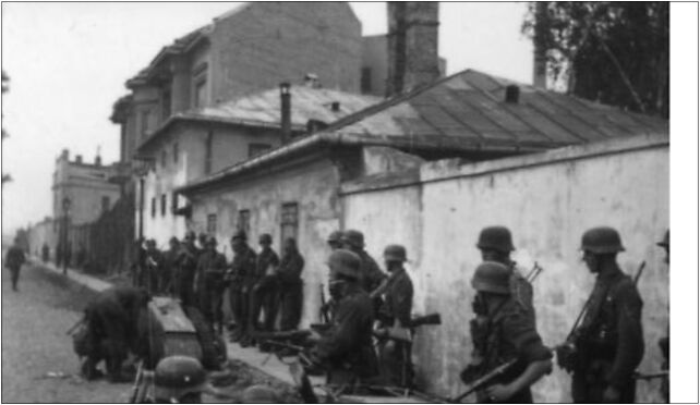 Bundesarchiv Bild 101I-695-0411-04A, Warschauer Aufstand, Soldaten mit Goliath 01-067 - Zdjęcia