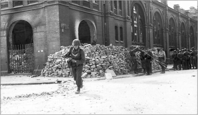 Bundesarchiv Bild 101I-695-0425-09, Warschauer Aufstand, Feldjäger 00-138 - Zdjęcia