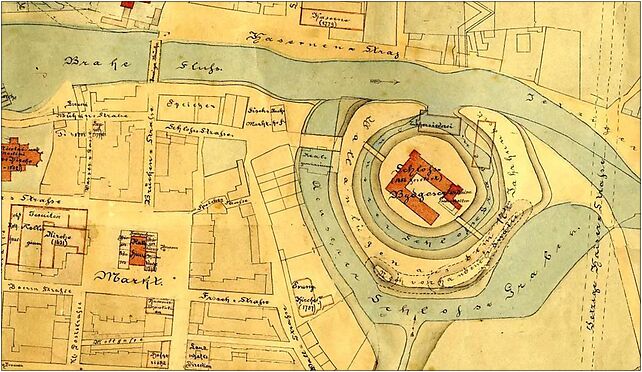 Bydgoszcz Plan 16 17 18 wiek rekonstrukcja okol zamku, Bydgoszcz 85-109 - Zdjęcia