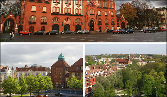 Collage of views of Słupsk, 21210, Słupsk od 76-200 do 76-280 - Zdjęcia