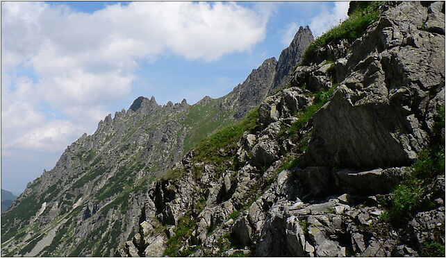 Droga na Rysy, Zabi Szczyt Nizni i Zabi Mnich, Morskie Oko - Zdjęcia