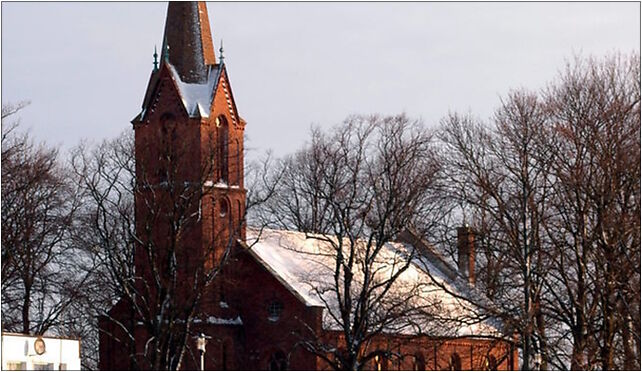 Dygowo - kościół zimą, Kołobrzeska163, Dygowo 78-113 - Zdjęcia