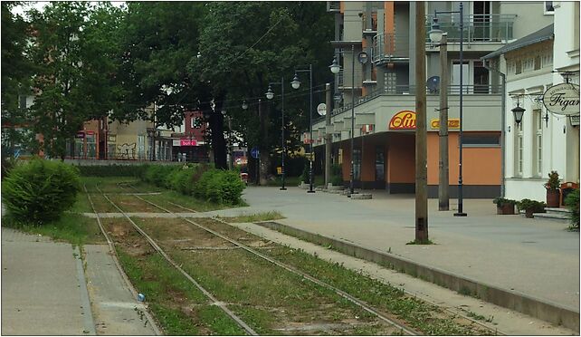 Elbląg, 3 Maja, zastavený tramvajový provoz, 3 Maja 15, Elbląg 82-300 - Zdjęcia