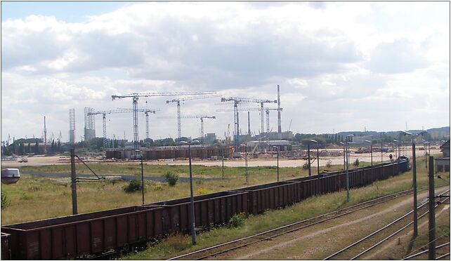 Football stadium in Gdańsk Letnica August 2009, Uczniowska, Gdańsk 80-530 - Zdjęcia