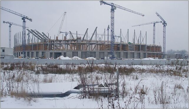 Football stadium in Gdańsk Letnica January 2010, Uczniowska 27 80-530 - Zdjęcia