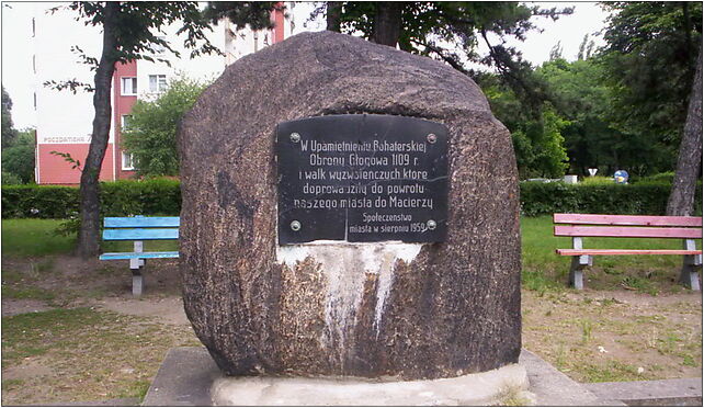 Głogów Pomnik Obrony Głogowa 2005 1, Kolegiacki, pl., Głogów 67-200 - Zdjęcia