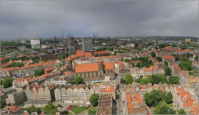 Gdansk panorama z kosciola, Podkramarska 5, Gdańsk 80-834 - Zdjęcia