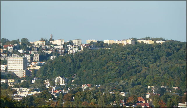 Gdynia Redłowo z wieży widokowej w Kolibkach 2010-10, Gdynia 81-545 - Zdjęcia