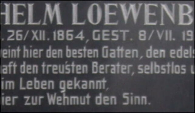 German inscription on jewish cemetery Bielsko-Biała, Cieszyńska 92 43-300 - Zdjęcia