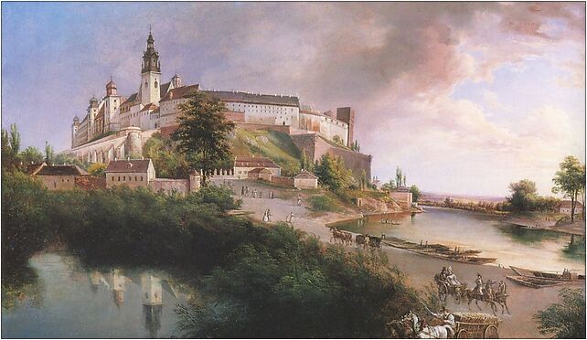 GlowackiJanNepomucen.WidokNaWawel, Zamek Wawel, Kraków 31-001 - Zdjęcia