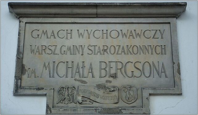 Gmach Wychowawczy tablica, Jagiellońska 28, Warszawa 03-719 - Zdjęcia