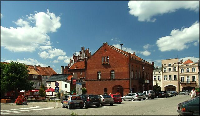 Gniew, Plac Grunwaldzki, pohled na náměstí, Plac Grunwaldzki 83-140 - Zdjęcia