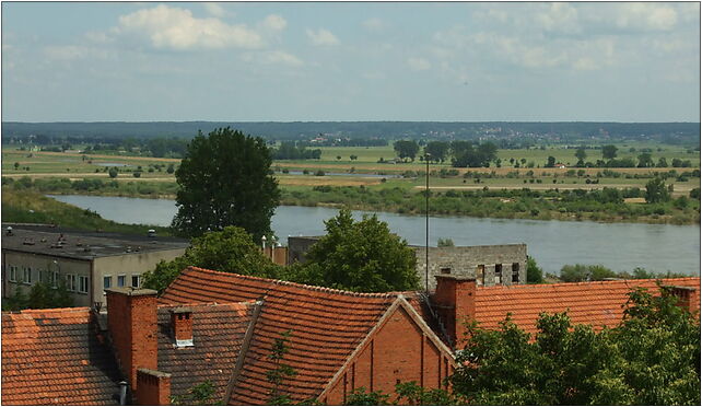 Gniew, pohled z hradu na město, Zamkowa, Gniew 83-140 - Zdjęcia