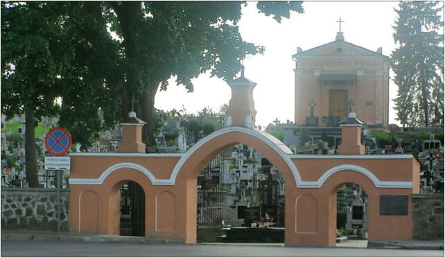 Grajewo cmentarz brama, Strażacka, Grajewo 19-200 - Zdjęcia