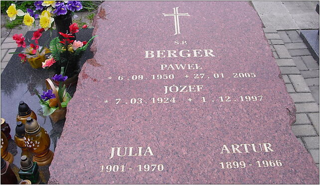 Grob Pawla Bergera, Armii Krajowej, Katowice od 40-671 do 40-750 - Zdjęcia