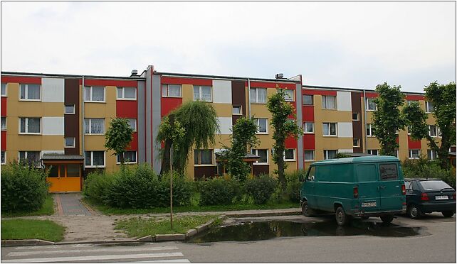 Hajnówka blok ul M. Reja 12.07.2009 p, Reja Mikołaja 3, Hajnówka 17-200 - Zdjęcia