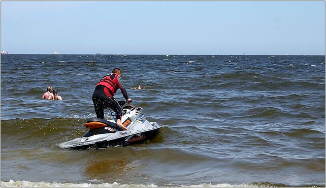 Jetski at Sopot beach (3591), Bitwy pod Płowcami, Sopot 81-769 - Zdjęcia