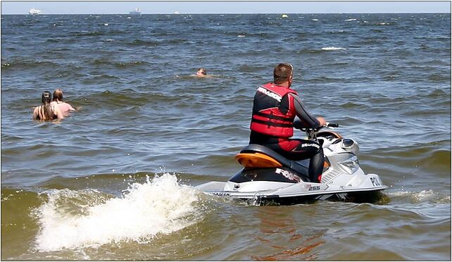 Jetski at Sopot beach (3592), Bitwy pod Płowcami, Sopot 81-769 - Zdjęcia