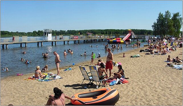 Jezioro Jezuickie plaża lato, Wyspowa, Prądocin 86-060 - Zdjęcia