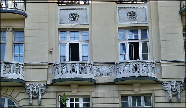 Kamienica panczakiewicza balkony, Marszałkowska 6, Warszawa 00-590 - Zdjęcia