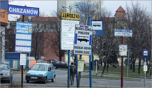 Katowice, Plac Wilhelma Szewczyka, autobusové zastávky, Katowice 40-098 - Zdjęcia