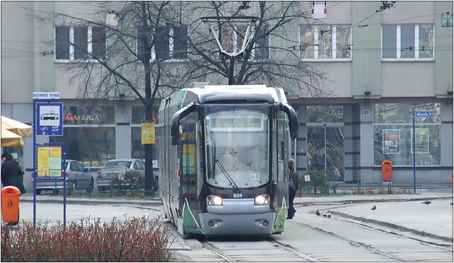 Katowice, Rynek, moderní tramvaj, Mickiewicza Adama 6, Katowice 40-092 - Zdjęcia