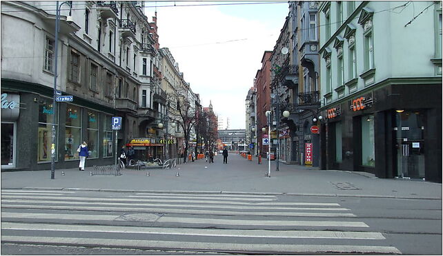 Katowice, pěší zóna na ulici Stawowa, 3 Maja 17, Katowice 40-097 - Zdjęcia