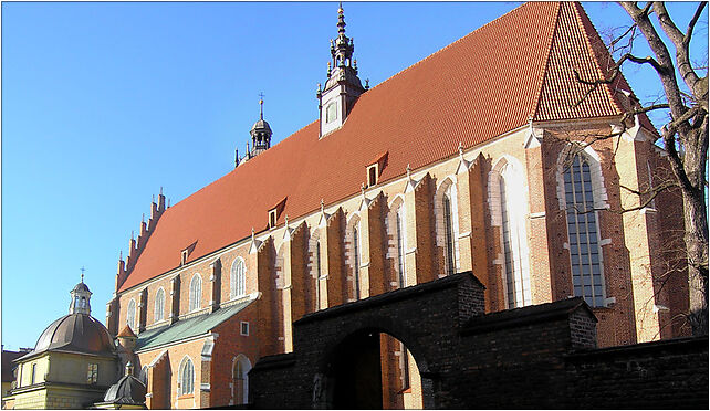 Kościół Bożego Ciała w Krakowie za murem od ulicy Wawrzyńca 31-060 - Zdjęcia